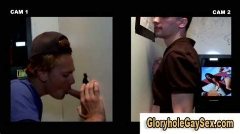 Guy Tricked Into Gay Blowjob At The Gloryhole BoyFriendTV