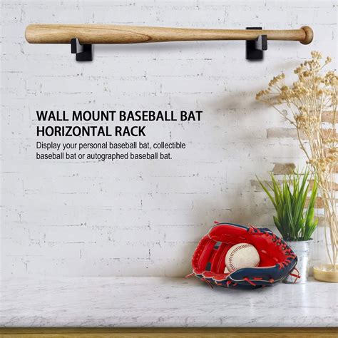 TOBWOLF Baseball Bat Display Case, Sturdy Baseball Bat Stand, Baseball ...