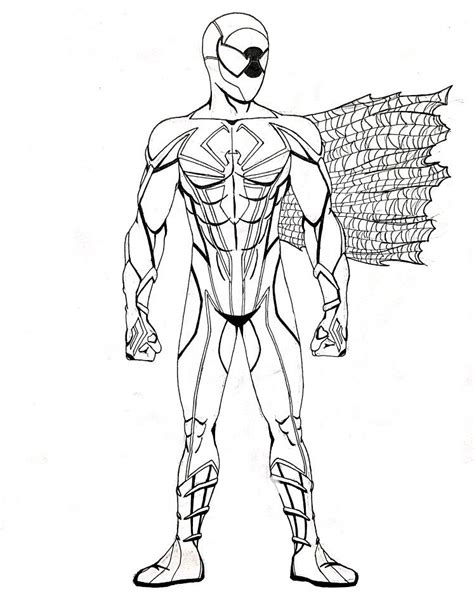 Spider Man Unlimited Suit Drawing