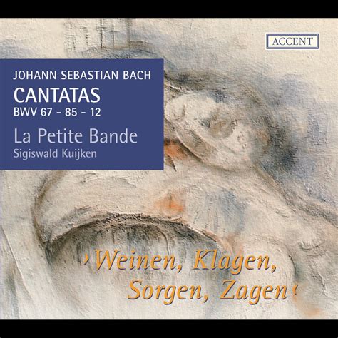 Bach Cantatas Vol Album By Sigiswald Kuijken Christoph Genz