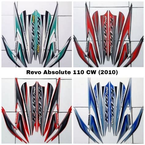 Jual Stiker Striping Honda Revo Absolute Cw Body Standar