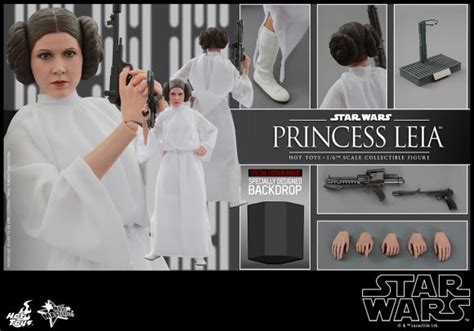 Hot Toys Princess Leia Th Scale Collectible Figure Plastic And Plush