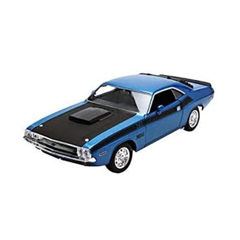 Miniatura Dodge Challenger T A Wely Metal E Fric O Azul