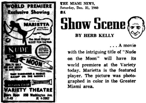 Nude On The Moon The Classic Horror Film Board