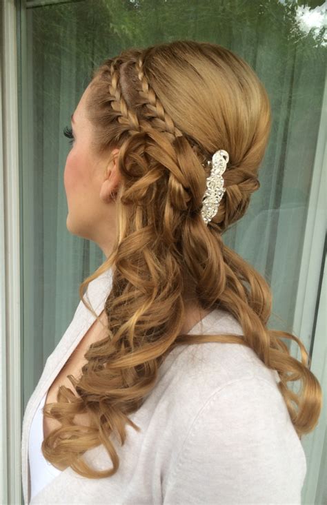 Frisur Hochzeit Halboffen Geflochten 2019 Hair Do