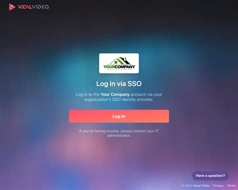 How to Set Up Single Sign On (SSO) - Vocal Video Help Center