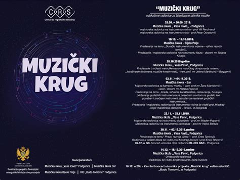 Muzicki Krug Kultura Umjetnost I Nasljeđe Crne