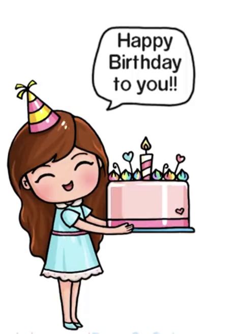 Happy Birthday Drawings For Girls Discount