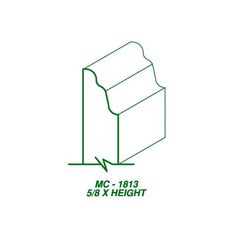 MC-1813 (5/8" x HEIGHT) SAMPLE - Mason's Mill & Lumber Co.