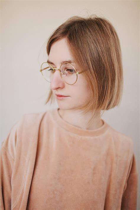 Portrait Of Attractive Caucasian Blonde Woman By Stocksy Contributor Serge Filimonov Stocksy