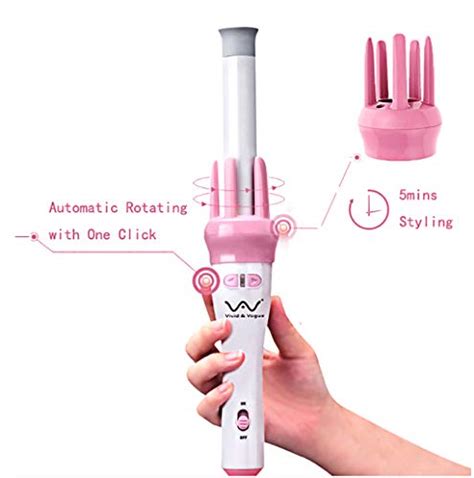 Automatic Hair Curler Spin Curling Wand 360 Rotating Hair Styling