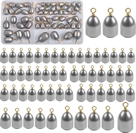 Amazon Fishing Weights Sinkers Kit Pcs Assorted Bass Casting