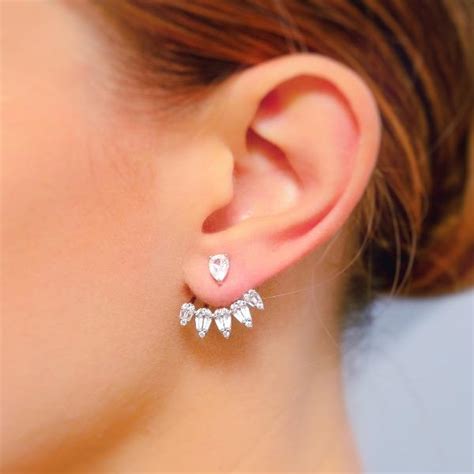 Touche Ear Jacket Earrings Mighzalalarab