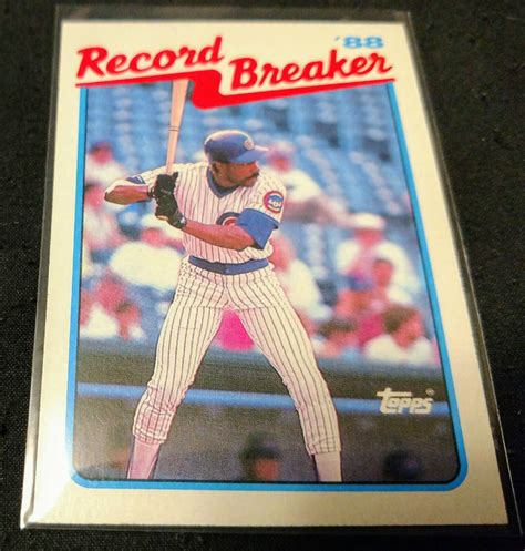 Andre Dawson Topps Record Breaker 88 1989 Card 4 Free Ship No