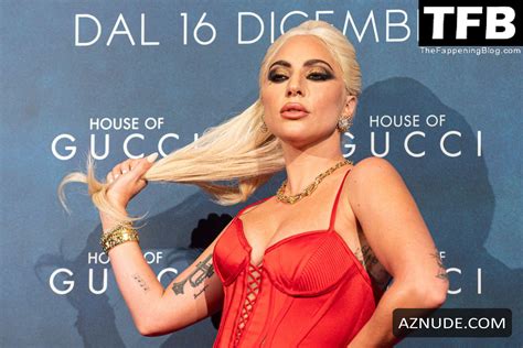 Lady Gaga Sexy Seen Showing Off Her Hot Figure At The Premiere Of House Of Gucci In Milan Aznude