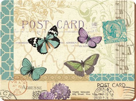 Подставки под тарелки на стол Creative Tops Открытка 40x29см, 4шт ...