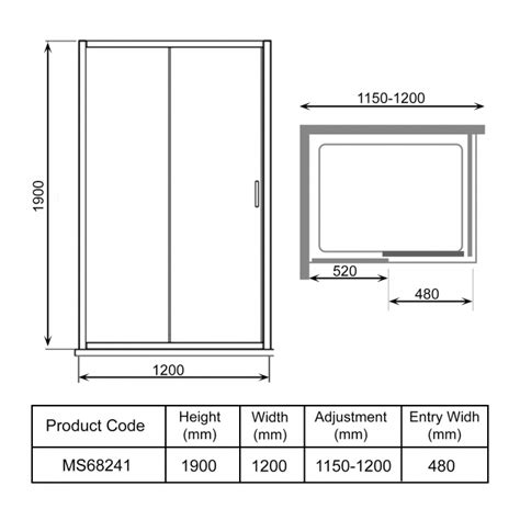 Merlyn Series Sliding Shower Door Mm Ms