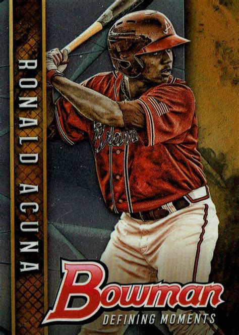 Ronald Acuna Jr 2017 Bowman Draft BDM RA Bowman Defining Moments