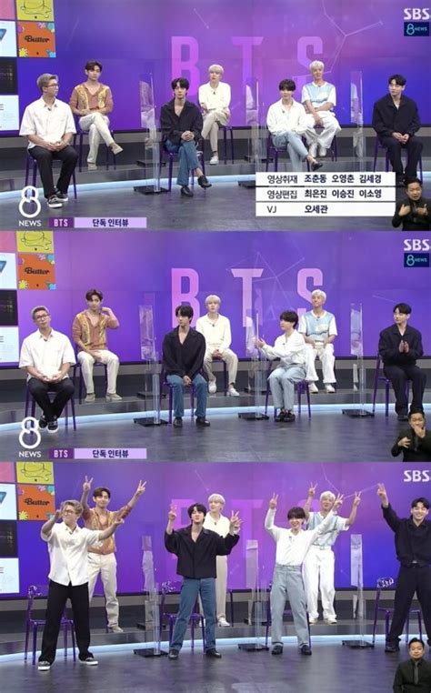 Bts Appears On Sbs News To Talk About Historic Hot Streak Permission To Dance And Being