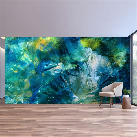 Abstract Illustration Wall Mural Decorative Modernism Mildew Resistant Material Wall Art 58 X