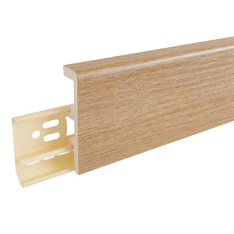 Плинтус напольный Master SPC напольный Осина бежевая 80x20x2200 мм ️ ...