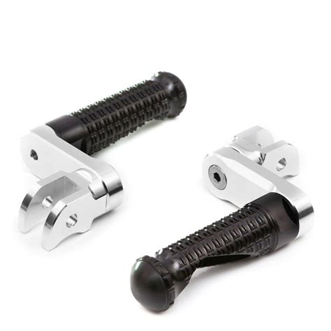 Black 40mm Adjustable Front Foot Pegs MPRO For Bandit GSF 1200 00 04 05