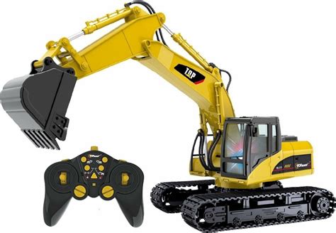 Remote Control Excavator Construction Toy Rc Caterpillar Truck Tractor