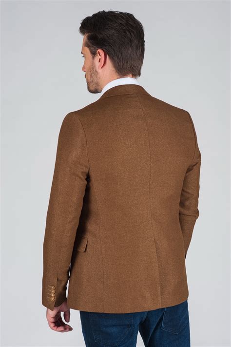 Кэжуал пиджак коричневого цвета Арт.:2-026-2 – купить в магазине ...