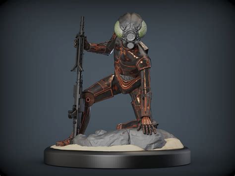 4 LOM Droid Bounty Hunter From Star Wars 3D Model 3D Printable CGTrader