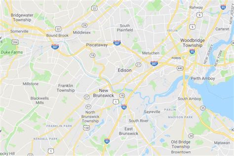 Edison Nj Zip Code Map Map