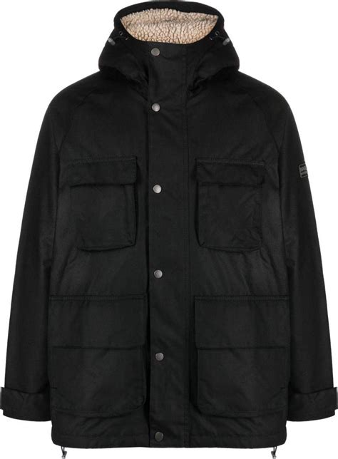 Barbour International Tantallon Wax Jacket Black Pris