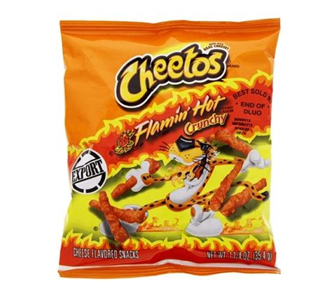 Cheetos Crunchy Flamin Hot Oz L Buy Online In Bahrain Dukakeen