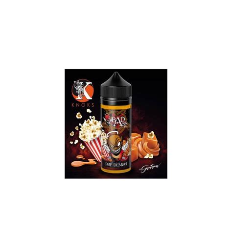 E Liquide Pop Demon Bad Ass Knoks 50ml Popcorn Caramel Vanille