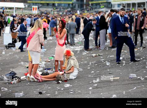 Aintree Ladies Day Drunk High Resolution Stock Photography And Images