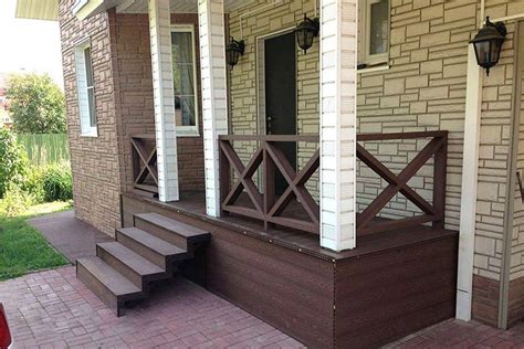 Чем отделать крыльцо на улице + фото