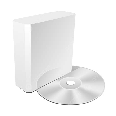 Cd Box Template Computer Template Isolated Empty Png Transparent