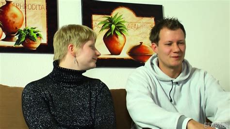 Short Haired Blonde Chick Takes Two Dicks