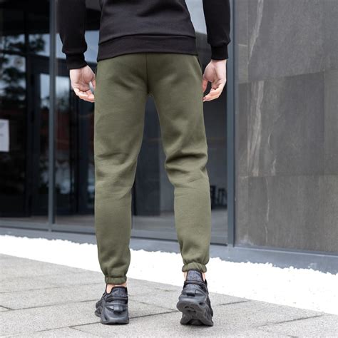 Купить Зимние мужские штаны Джоггеры хаки, зимові чоловічі штани ...