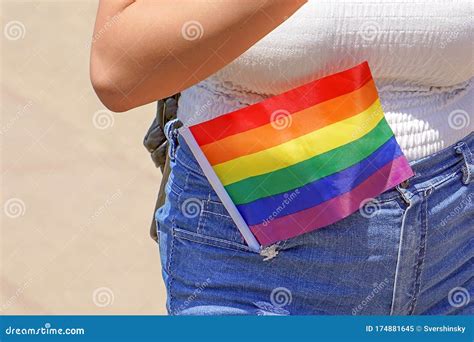 Parade Of Lesbians And Gays Parade Of Tolerance The Annual Parade Lgbt Rainbow Flags At Gay