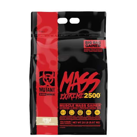 Mutant Mass Extreme 2500 9 kg - FITNESS365