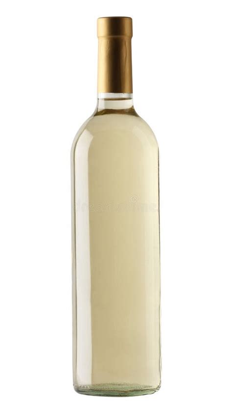 Naked Bottle Of Chardonnay Wine Stock Image Image Of Blanc Wine 334287