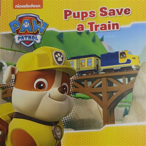 Paw Patrol Pups Save A Train Nickelodeon 14623900462 Książka Allegro