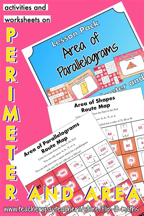 Area Of Parallelogram Worksheet - Printable And Enjoyable Learning
