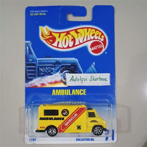 Jual Hotwheels Hot Wheels Ambulance Fire Dept Fire Squad Series Street Art Series Speedy Final
