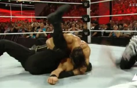 Listen: Seth Rollins Thanks Roman Reigns While Pinning Him at ...