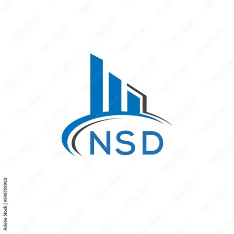 NSD letter logo. NSD blue image. NSD Monogram logo design for ...