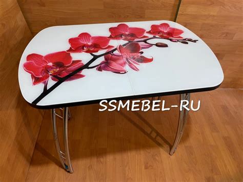 КУПИТЬ КУХОННЫЙ СТОЛ С ФОТОПЕЧАТЬЮ СТЕКЛЯННЫЙ РАЗДВИЖНОЙ