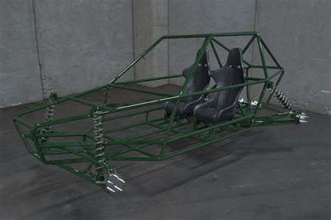 seaters buggy frame  cad model grabcad