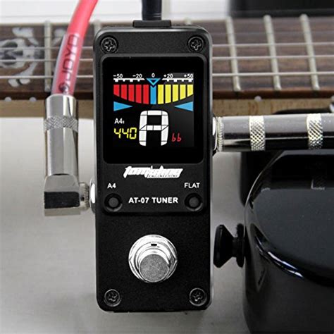 Guitar Tuner Pedal Mini Chromatic Tuner With True Bypassfor Electric Guitar Aluminum Alloy