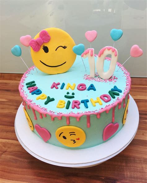 Türkis Pink Birthday Cake Emoji Birthday Cake Emoji Girls Emoji